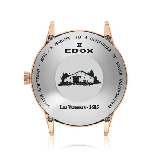 EDOX LES VAUBERTS OPEN HEART AUTOMATIC 85014-37R-AIR - LES VAUBERTS - ZNAČKY