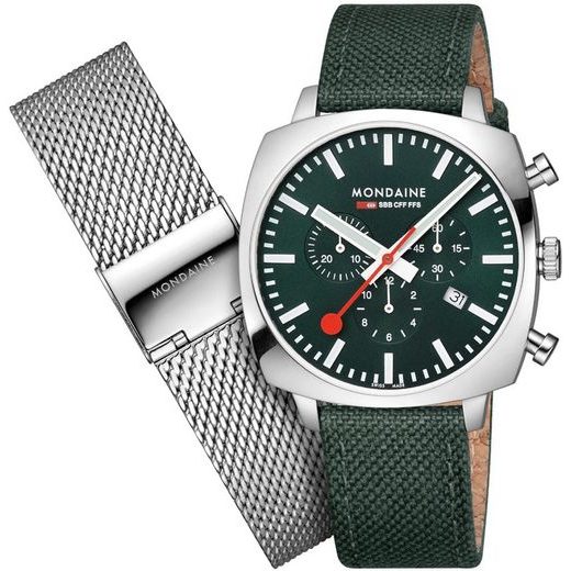 MONDAINE SQUAR CHRONO MSL.41460.LF.SET - SQUAR - ZNAČKY