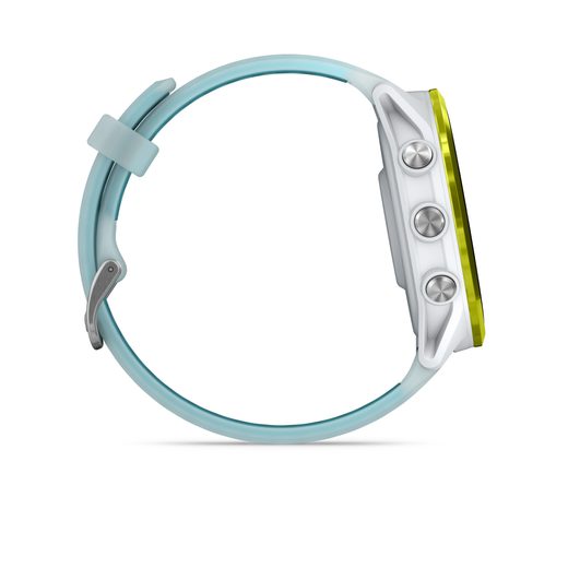 FORERUNNER® 570 - 47MM AMP YELLOW ALUMINUM BEZEL, TRANSLUCENT WHITESTONE/TURQUOISE STRAP 010-02971-01 - FORERUNNER 570 - BRANDS