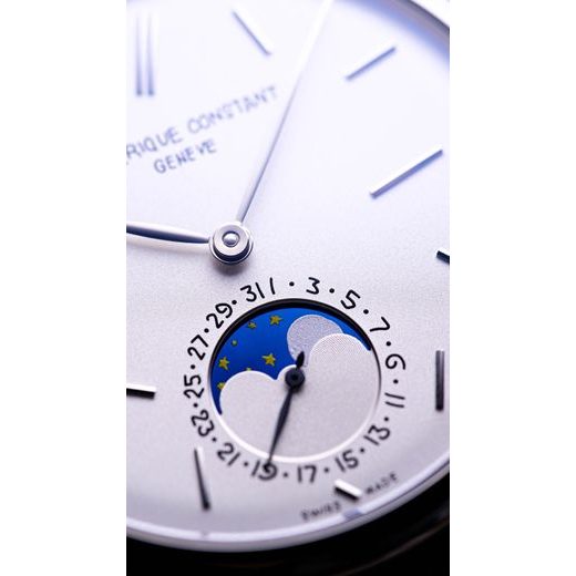 FREDERIQUE CONSTANT MANUFACTURE SLIMLINE MOONPHASE AUTOMATIC SECONDE/SECONDE/ LIMITED EDITION FC-705SOC4S6 - SLIMLINE GENTS - ZNAČKY