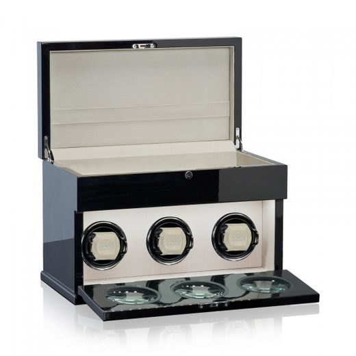 WATCH WINDER HEISSE & SÖHNE LOOP 3 70019-28 - WINDERS & BOXES - ACCESSORIES