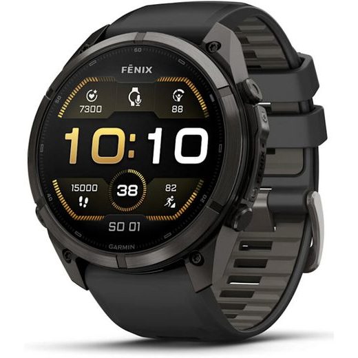 GARMIN FENIX® 9 PRO- 51 MM, CARBON GRAY DLC TITANIUM BLACK/PEBBLE 010-04337-16 - FENIX 9 PRO - ROBNE MARKE