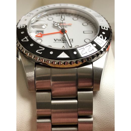 DAVOSA TERNOS PROFESSIONAL GMT AUTOMATIC BLACK+WHITE 161.571.15 - DAVOSA - ZNAČKY