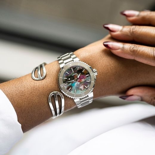 ORIS AQUIS DATE 36,5 MM UPCYCLE 01 733 7770 4150-SET - AQUIS - BRANDS