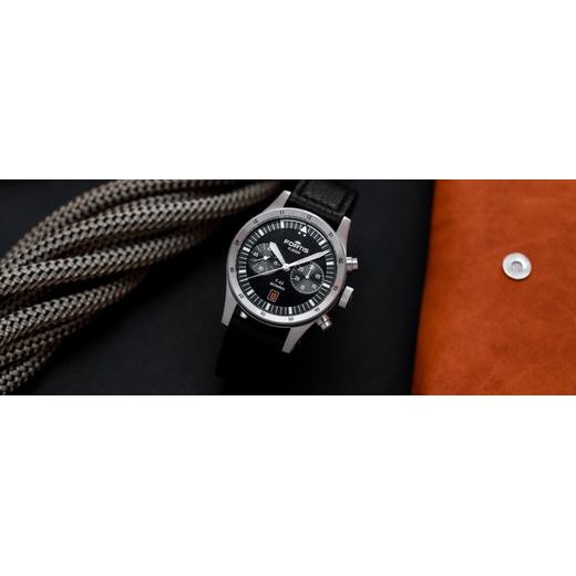 FORTIS FLIEGER F-43 BICOMPAX BLACK F4240007 - FLIEGER - BRANDS