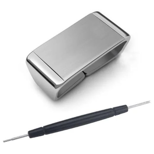 STŘÍBRNÉ KOVOVÉ OČKO 22 MM (1KS) - ŘEMÍNKY - OSTATNÍ