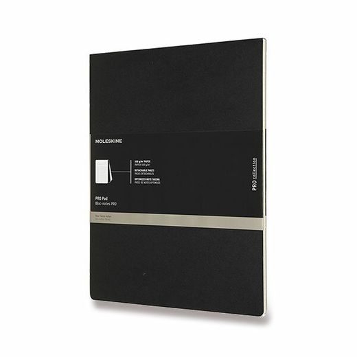 POZNÁMKOVÝ BLOK MOLESKINE PROFESSIONAL ČERNÝ - TVRDÉ DESKY - LETTER, LINKOVANÝ 1331/4531221 - DIÁŘE A ZÁPISNÍKY - OSTATNÍ