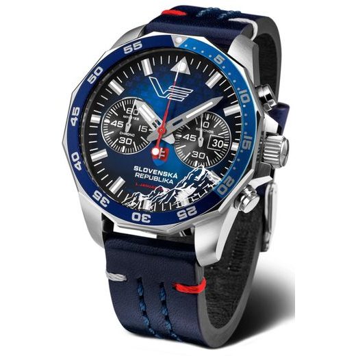 VOSTOK EUROPE LIMITED EDITION SLOVAKIA 6S21-225A463 (LEATHER STRAP) - LIMITED EDITION - BRANDS