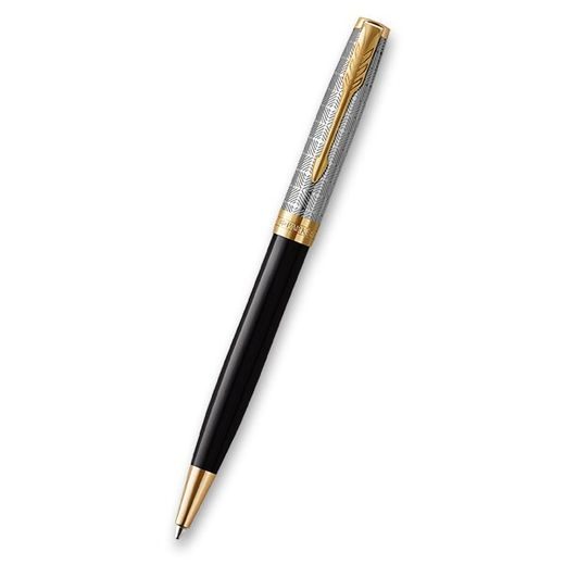 KULIČKOVÉ PERO PARKER SONNET PREMIUM METAL BLACK GT 1502/525978 - BALLPOINT PENS - ACCESSORIES