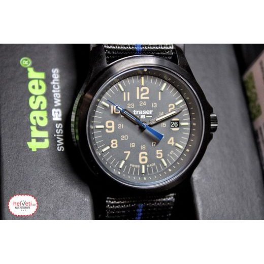 TRASER P67 OFFICER PRO GREY NATO WITH STRIPE - HERITAGE - BRANDS