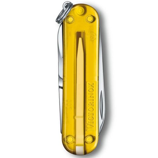 KNIFE VICTORINOX CLASSIC SD TRANSPARENT COLORS TUSCAN SUN - POCKET KNIVES - ACCESSORIES