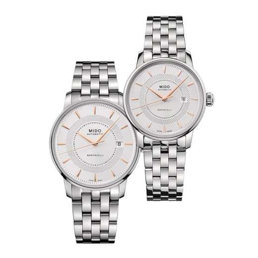 SET MIDO BARONCELLI SIGNATURE M037.407.11.031.01 A M037.207.11.031.01 - WATCHES FOR COUPLES - WATCHES