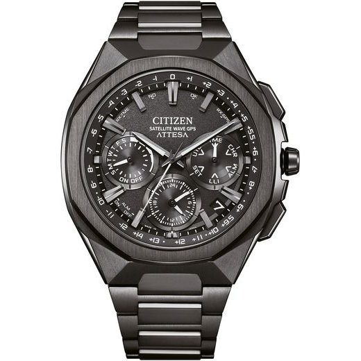 CITIZEN ATTESA SPACESHIP SATELLITE WAVE GPS CC4105-69E - SUPER TITANIUM - ZNAČKY