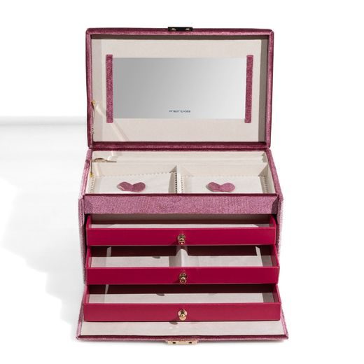 JEWELLERY BOX FRIEDRICH LEDERWAREN CHENILLE 23343-9 - JEWELLERY BOXES - ACCESSORIES