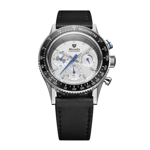 NIVADA GRENCHEN CHRONOKING MECAQUARTZ RACING GREY - INTER. BEZEL - CHRONOMASTER - ZNAČKY