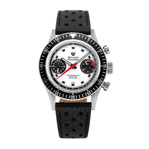 NIVADA GRENCHEN CHRONOMASTER SINGER NEWMAN - INTER. BEZEL - MANUAL - CHRONOMASTER - ZNAČKY