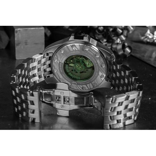 VOSTOK EUROPE GELEŽINIS VILKAS-IRON WOLF LIMITOVANÁ EDICE NH72-225E764 - LIMITOVANÉ EDICE - ZNAČKY