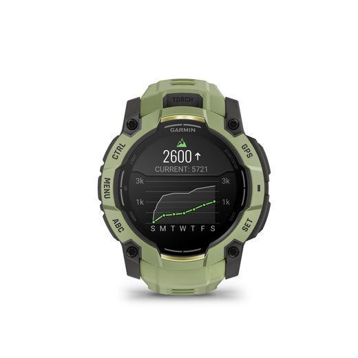 GARMIN INSTINCT® 3 – 50 MM, AMOLED FERN GREEN S ŘEMÍNKEM FERN GREEN 010-03020-02 - INSTINCT 3 - ZNAČKY