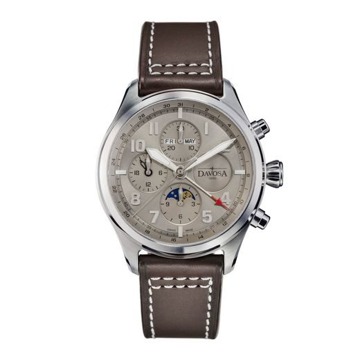 DAVOSA NEWTON PILOT MOONPHASE CHRONOGRAPH AUTOMATIC 161.586.15 - DAVOSA - ZNAČKY