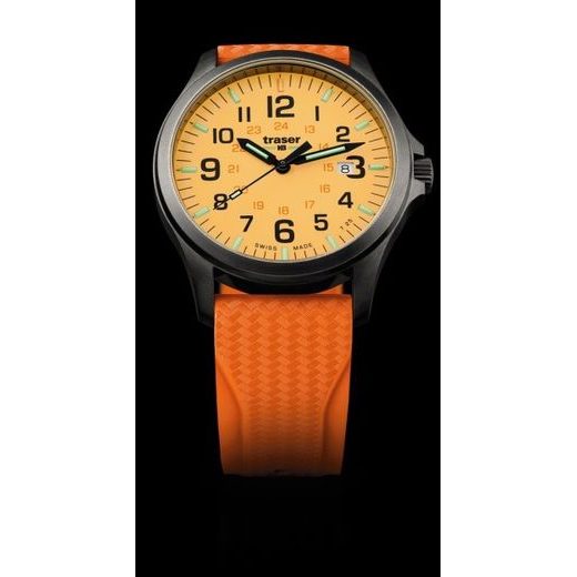 TRASER P67 OFFICER PRO GUNMETAL ORANGE SILICONE - HERITAGE - BRANDS