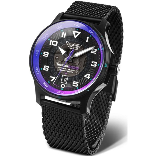 VOSTOK EUROPE EXPEDITION SOUTH POLE AUTOMATIC LINE NH35-592C760 - OCELOVÝ NÁRAMEK - EXPEDITION NORTH POLE - ZNAČKY