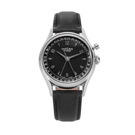 VULCAIN CRICKET TRADITION 39 MM - BLACK - CRICKET TRADITION - ZNAČKY