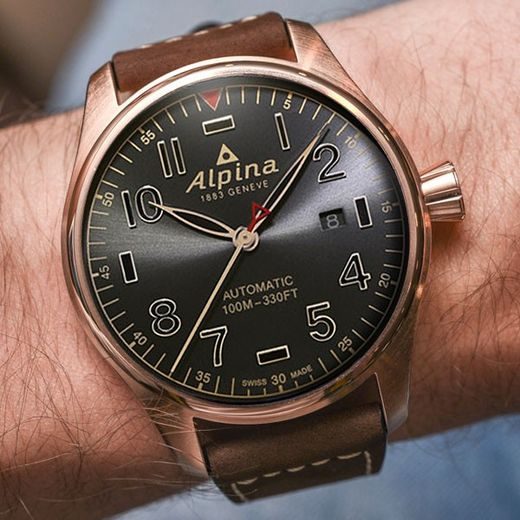 ALPINA STARTIMER PILOT AUTOMATIC SHADOW LINE AL-525GG4S4 - ALPINA - BRANDS