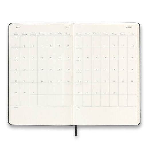 18MĚSÍČNÍ DIÁŘ MOLESKINE 2023-24 - L, TVRDÉ DESKY - DIARIES AND NOTEBOOKS - ACCESSORIES