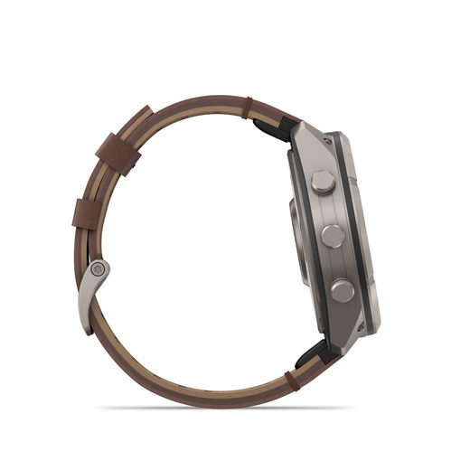GARMIN FENIX® 9 PRO INREACH - 51 MM, TITANIUM S KOŽENÝM ŘEMÍNKEM WALNUT 010-04337-41 - FENIX 9 PRO INREACH - ZNAČKY