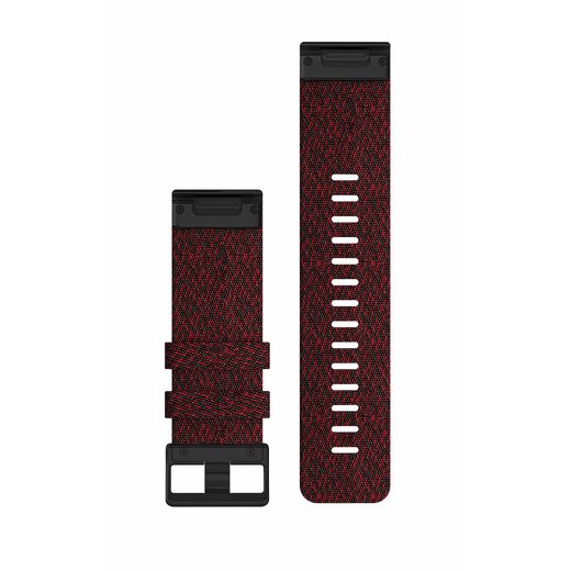 GARMIN QUICKFIT® 26 HEATHERED RED NYLON WATCH STRAP 010-12864-06 - STRAPS - ACCESSORIES