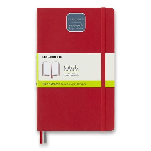 ZÁPISNÍK MOLESKINE EXPANDED VÝBĚR BAREV - MĚKKÉ DESKY - L, ČISTÝ 1331/112717 - DIÁŘE A ZÁPISNÍKY - OSTATNÍ