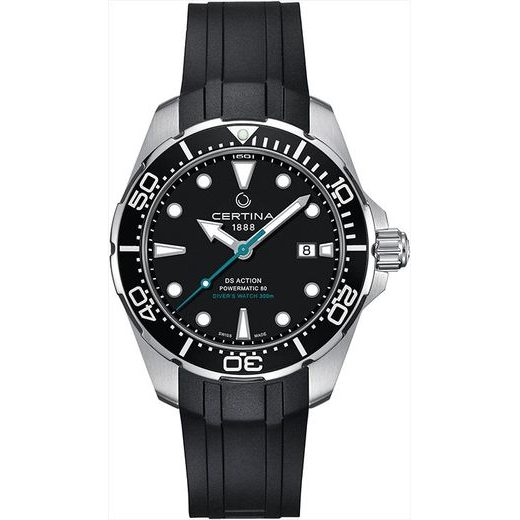 CERTINA DS ACTION DIVER POWERMATIC 80 C032.407.17.051.60 SEA TURTLE CONSERVANCY SPECIAL EDITION - DS POWERMATIC 80 - ZNAČKY