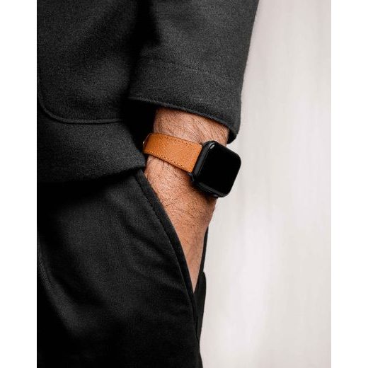 ŘEMÍNEK HIRSCH GIFFONE - ZLATOHNĚDÝ - STRAPS - ACCESSORIES