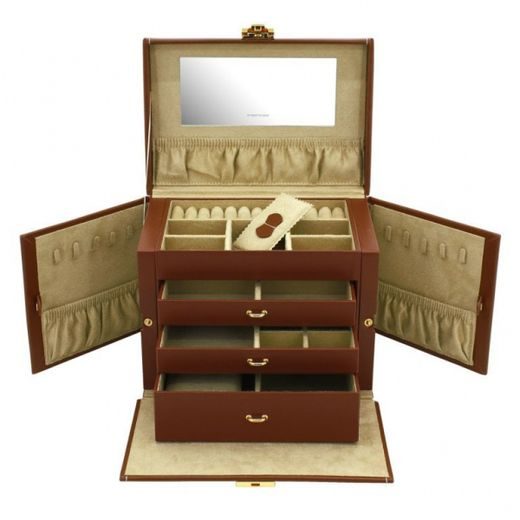 JEWELLERY BOX FRIEDRICH LEDERWAREN CORDOBA 26391-3 - JEWELLERY BOXES - ACCESSORIES