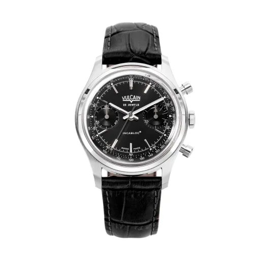 VULCAIN CHRONOGRAPH 70'S - BLACK - CHRONOGRAPH 1970'S - ZNAČKY