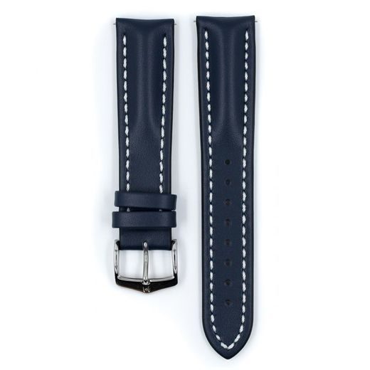 ŘEMÍNEK HIRSCH HEAVY CALF 2 - MODRÝ - STRAPS - ACCESSORIES