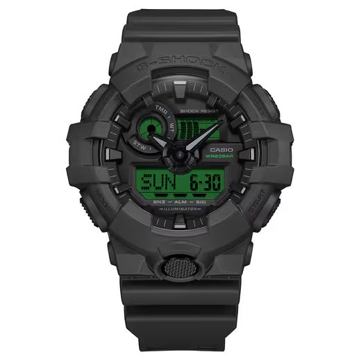 CASIO G-SHOCK GA-700BEG-1AER BLACK AND ELECTRO GREEN SERIES - G-SHOCK - ZNAČKY