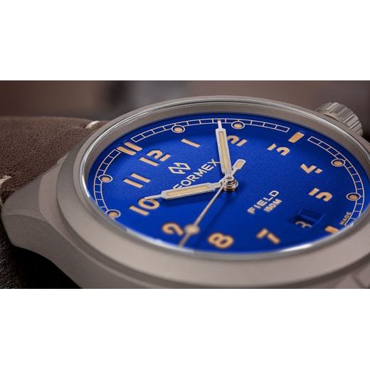 FORMEX FIELD AUTOMATIC EARTH BLUE LIMITED SERIES NYLON-VELCRO BLUE STRAP 0660.1.6539.711 - FIELD AUTOMATIC - BRANDS