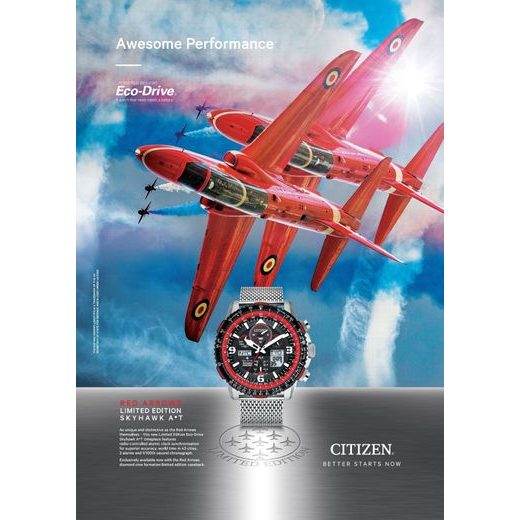 CITIZEN SKYHAWK JY8079-76E RED ARROW - LIMITED EDITION - SPORTS - BRANDS