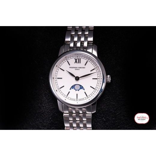 FREDERIQUE CONSTANT SLIMLINE LADIES MOONPHASE QUARTZ FC-206SW1S6B - SLIMLINE LADIES - ZNAČKY