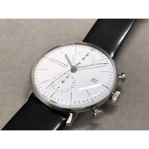 JUNGHANS MAX BILL CHRONOSCOPE 100 JAHRE BAUHAUS 027/9900.02 - JUNGHANS - ZNAČKY