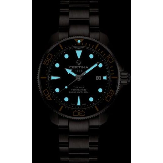 CERTINA DS ACTION DIVER POWERMATIC 80 TITANIUM C032.607.44.051.00 - DS ACTION - ZNAČKY