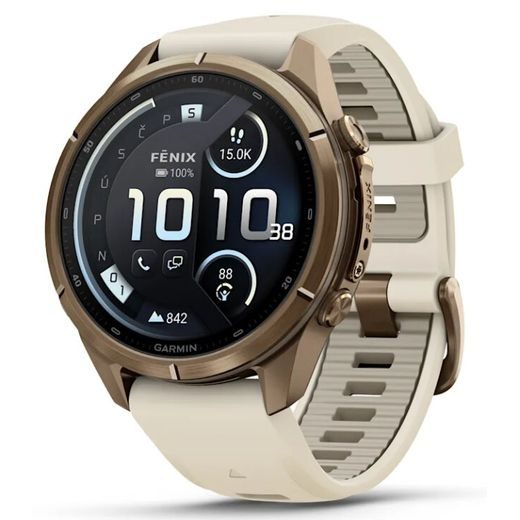 GARMIN FENIX® 9 PRO INREACH - 43 MM, GOLD CREAM/FOG GRAY 010-04335-21 - FENIX 9 PRO INREACH - ROBNE MARKE
