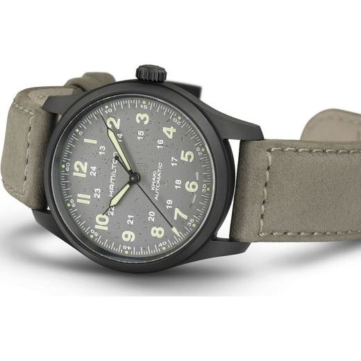 HAMILTON KHAKI FIELD TITANIUM AUTO H70215880 - KHAKI FIELD - ZNAČKY