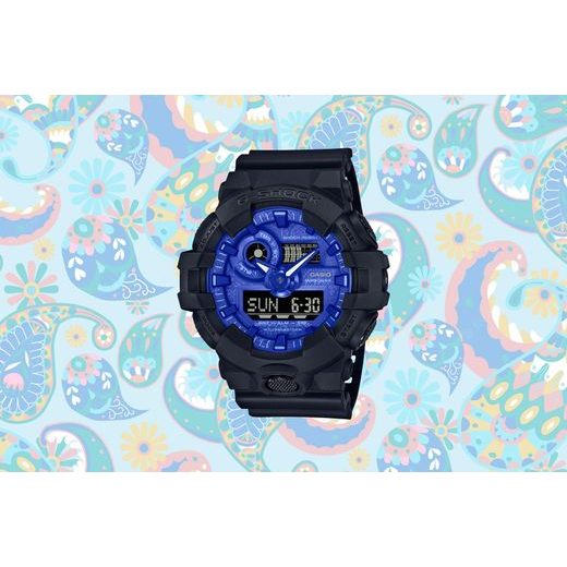 CASIO G-SHOCK GA-700BP-1AER BLUE PAISLEY SERIES - G-SHOCK - BRANDS