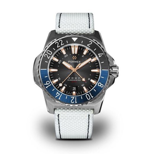 FORMEX REEF GMT AUTOMATIC CHRONOMETER BLACK DIAL WITH ROSE GOLD - REEF - BRANDS