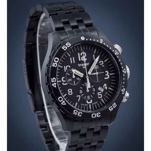 TRASER OFFICER CHRONOGRAPH PRO PVD STEEL - TRASER - BRANDS