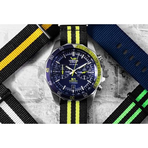 VOSTOK EUROPE N-1 ROCKET CHRONO LINE 6S21/2255253 - VOSTOK EUROPE - BRANDS
