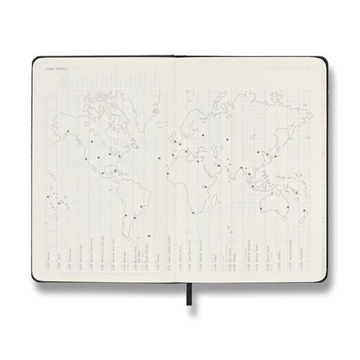 DIÁŘ MOLESKINE 2022-23 18MĚSÍČNÍ ČERNÝ- TÝDENNÍ - TVRDÉ DESKY - S 1206/5703814 - DIARIES AND NOTEBOOKS - ACCESSORIES