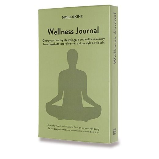 ZÁPISNÍK MOLESKINE PASSION WELLNESS JOURNAL - TVRDÉ DESKY - L 1331/1517161 - DIÁŘE A ZÁPISNÍKY - OSTATNÍ